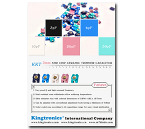 Kingtronics 3mm Ceramic Capacitors Leaflet