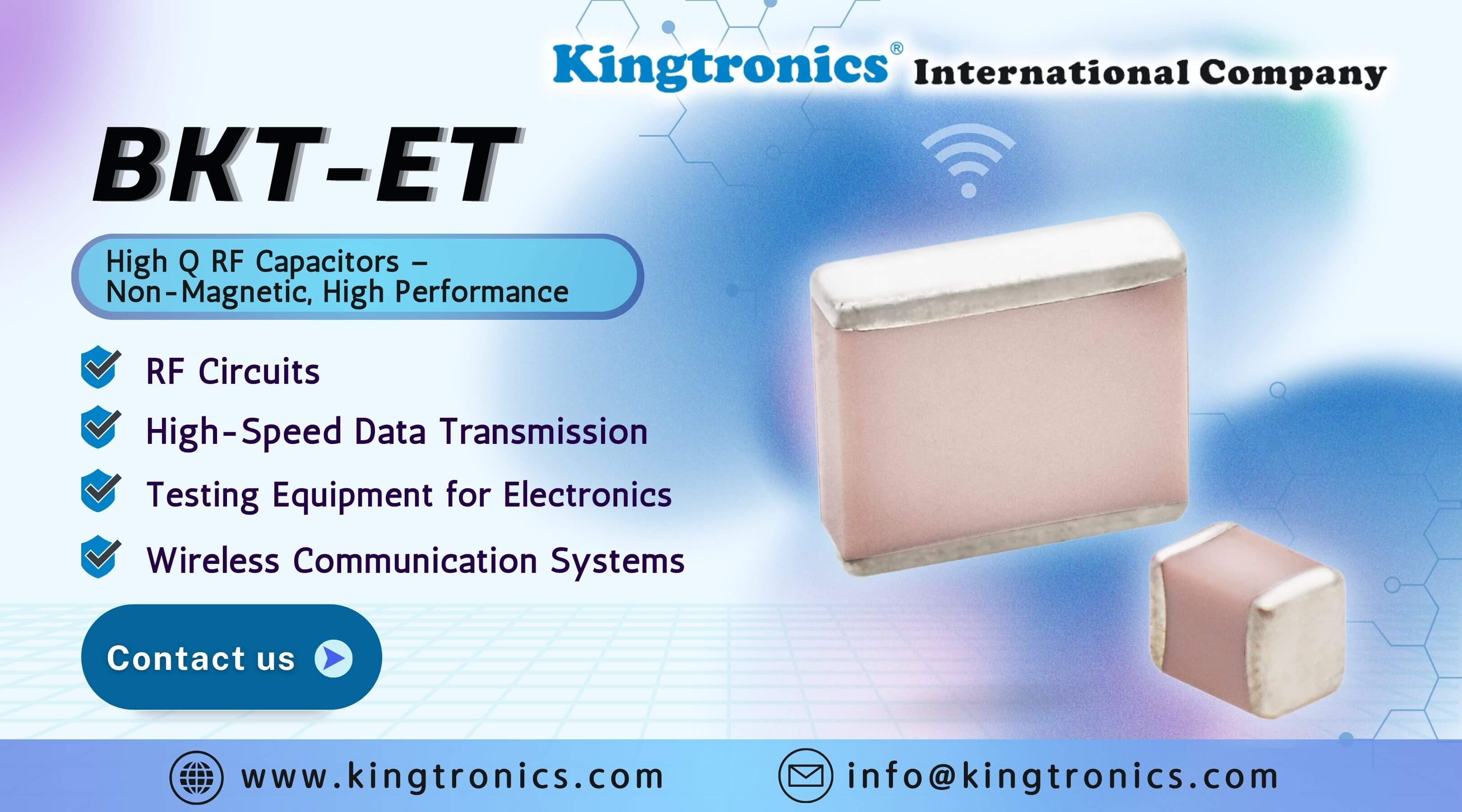 Optimize Your High-Frequency Circuits with BKT-ET High Q Ceramic Capacitors
