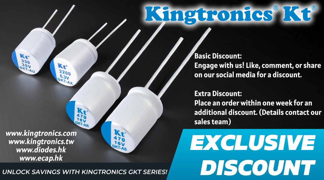 Unlock Savings with Kingtronics GKT Series Capacitors!